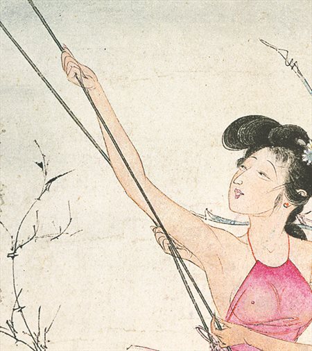 台儿庄-胡也佛的仕女画和最知名的金瓶梅秘戏图